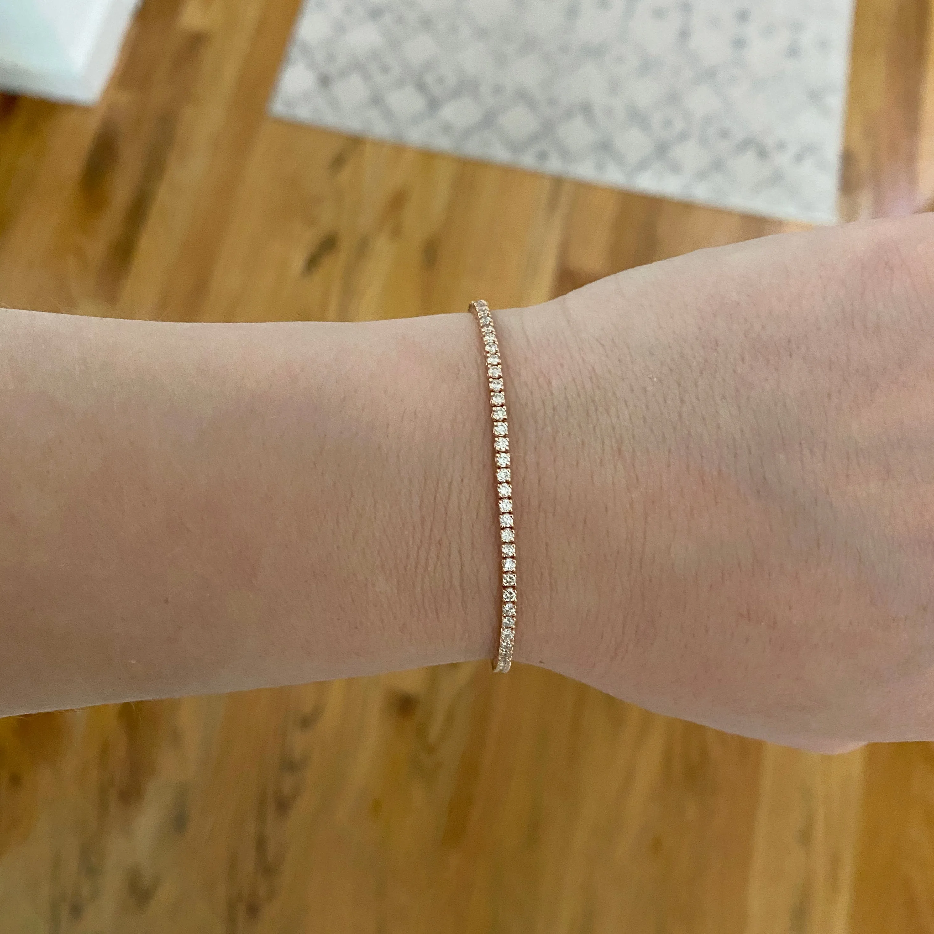 14K GOLD DIAMOND 2CT GILA TENNIS BRACELET