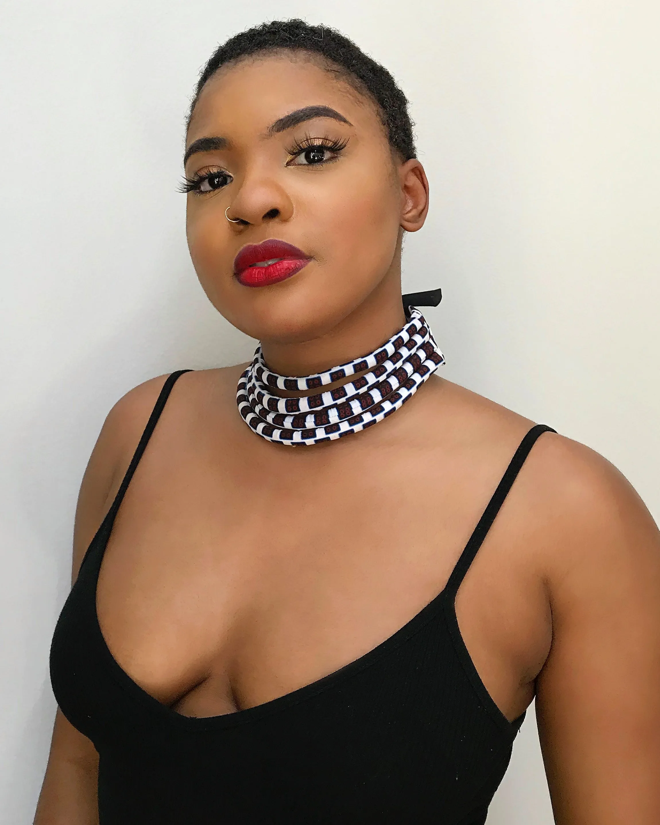 Abasi Set of 2 African Print Choker Rope