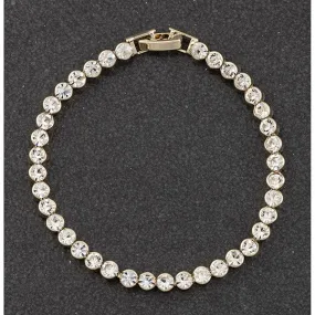 All That Bling Gold Plated Tennis Bracelet