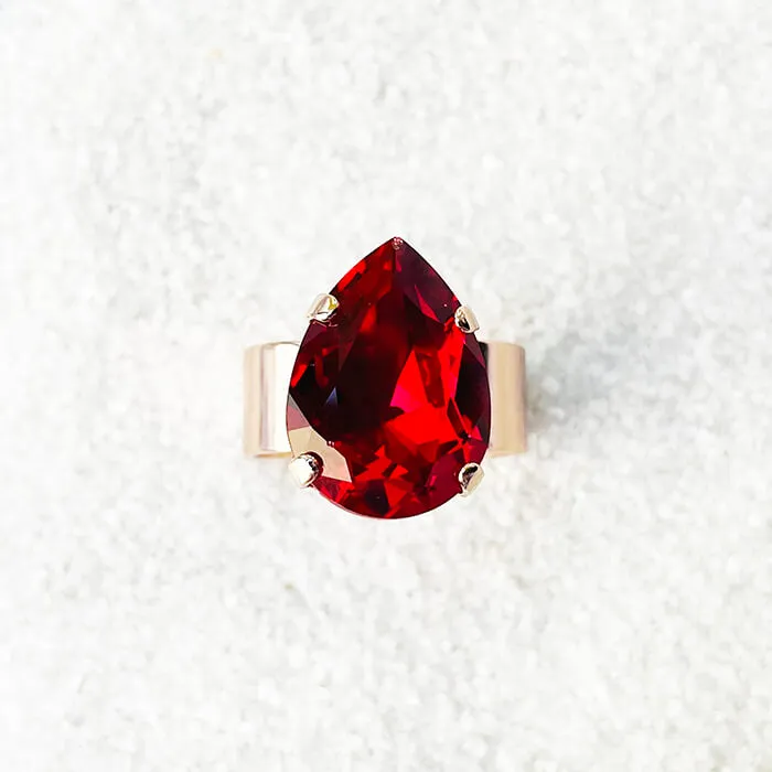 Amelie Red Ring