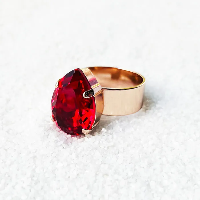 Amelie Red Ring