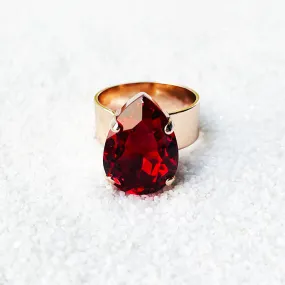 Amelie Red Ring