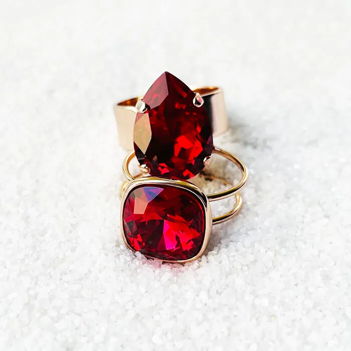 Amelie Red Ring