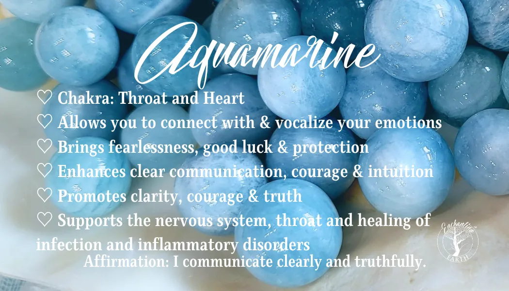 Aquamarine Faceted Bracelet for Calm Communication