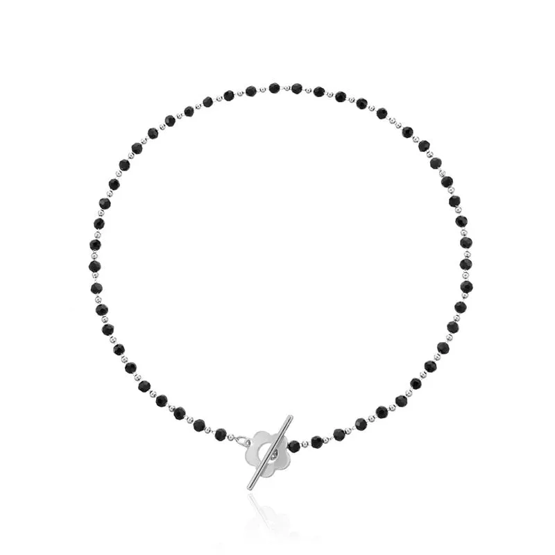 Beads Women's Neck Chain Kpop Pearl Choker Necklace Gold Color Jewelry On The Neck Pendant