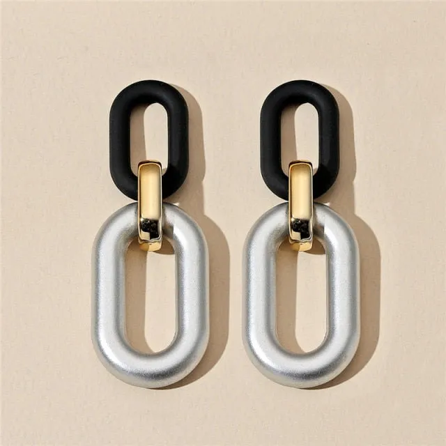 Black Statement Earrings