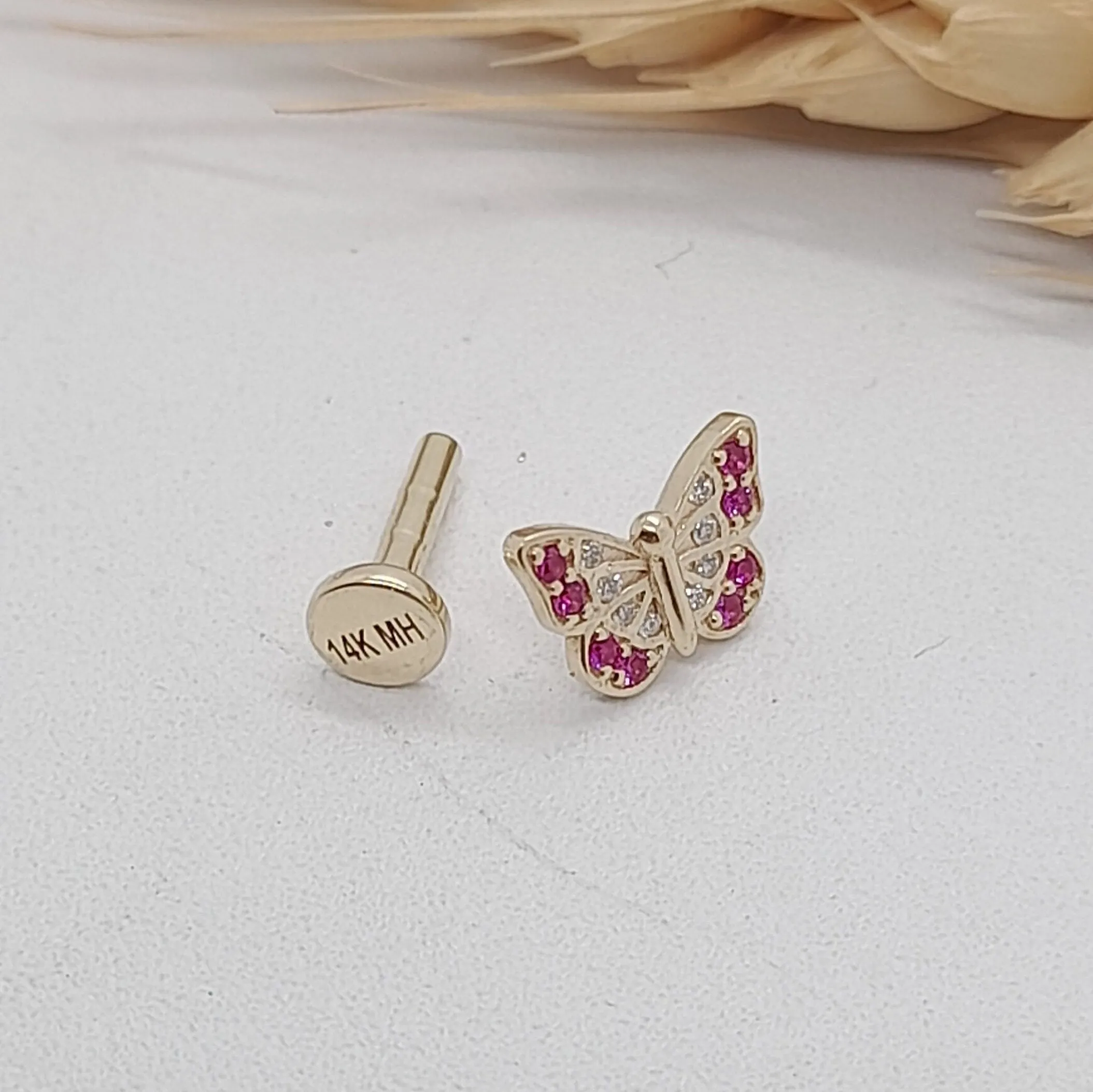 Butterfly Labret Stud