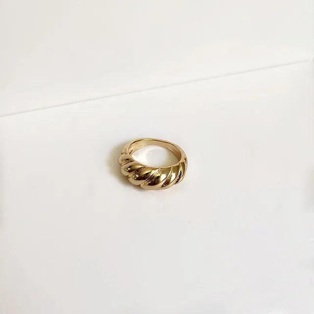 Chunky Minimalist Gold/Silver Rings