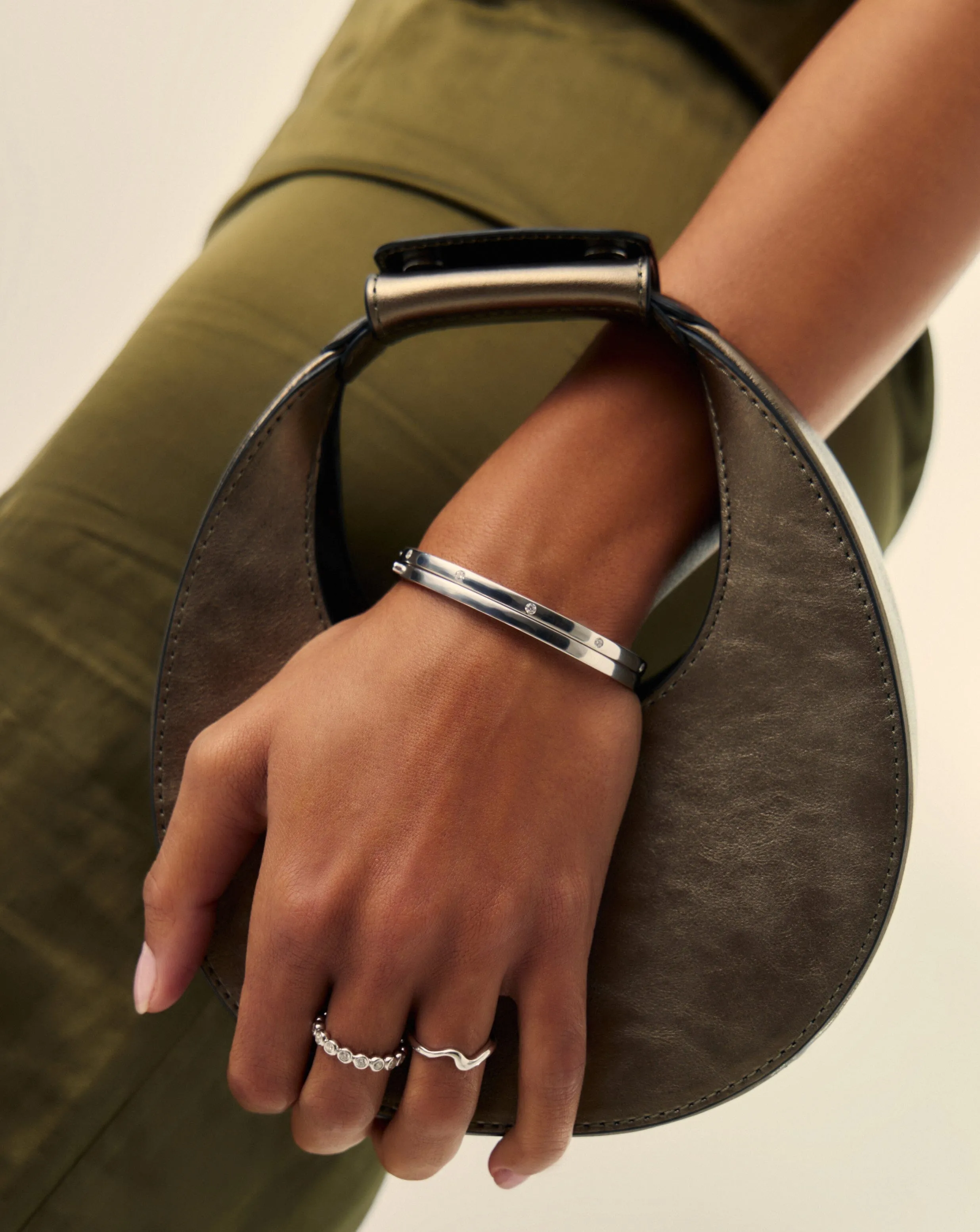 Classic Hinged Bangle | Sterling Silver