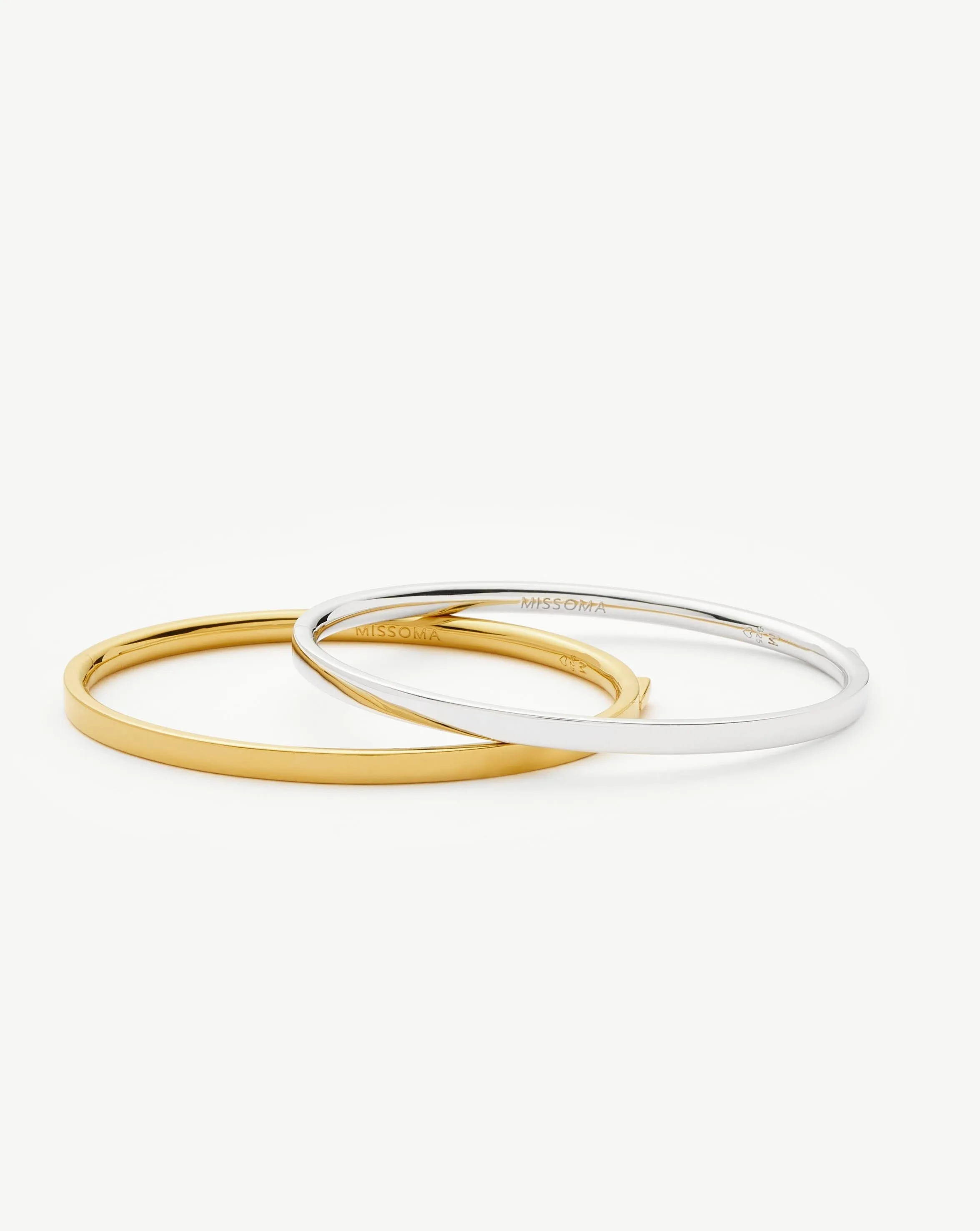 Classic Hinged Bangle | Sterling Silver