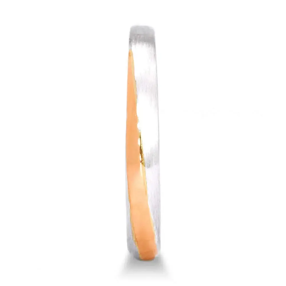 Clodagh 18K Two Tone Gold Matching Wedding Rings