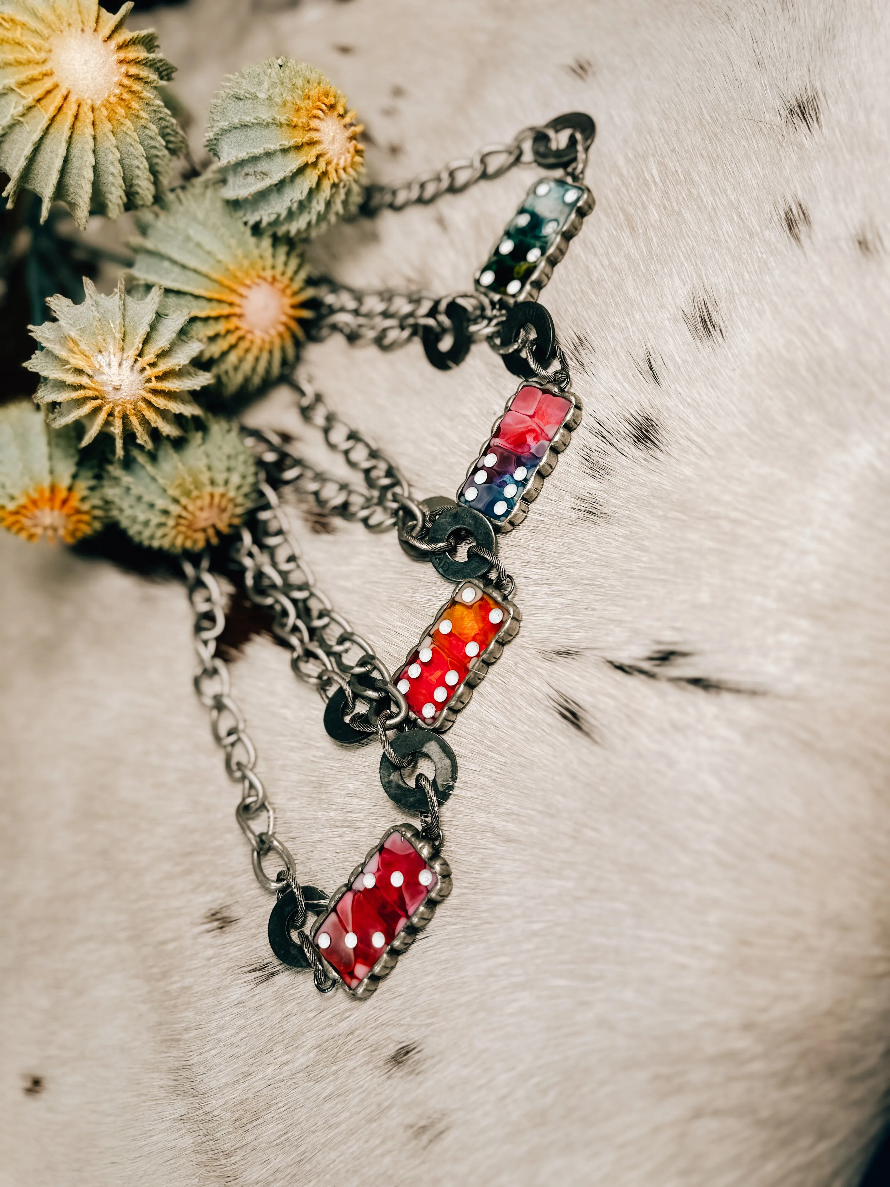 Cosmic Domino Necklace