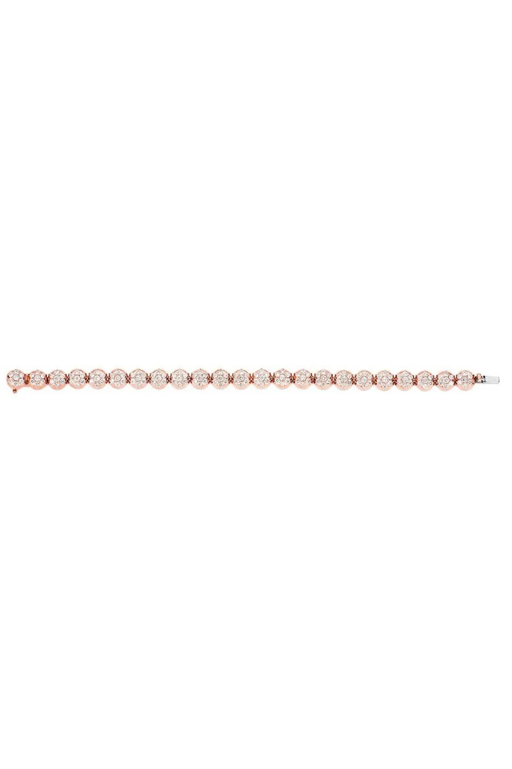 Crown Tennis Bracelet - Rose Gold