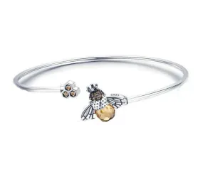 Crystal Bee and Honeycomb Womens Bracelets