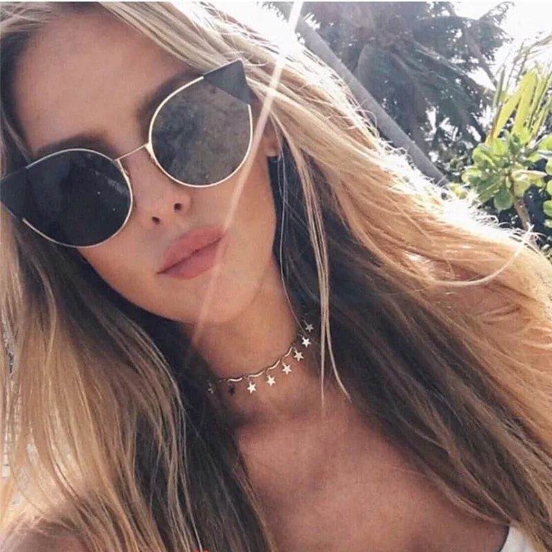 Dainty Moon Star Choker