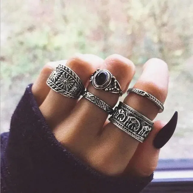 Dark Mystique Ring Collection