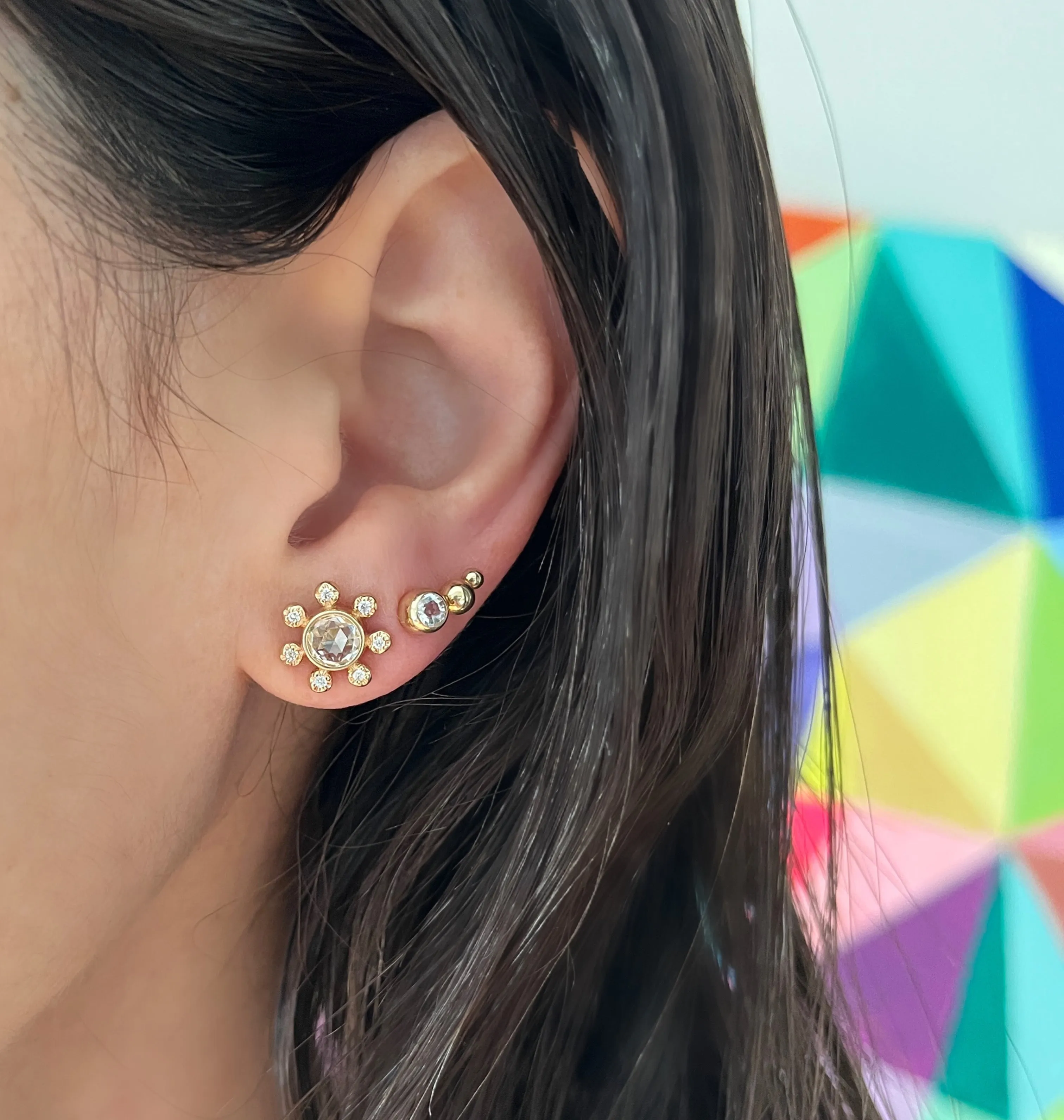 Dew Drop Marine Étoile Studs