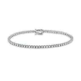 Diamond Tennis Bracelet (4.00 ct.) 2.5 mm 4-Prongs Setting in 14K Gold