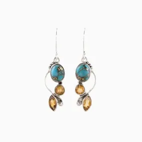 Elegant Geometric Alloy Dangle Earrings for a Stylish Statement