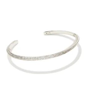 ELLA CUFF BRACELET-SILVER