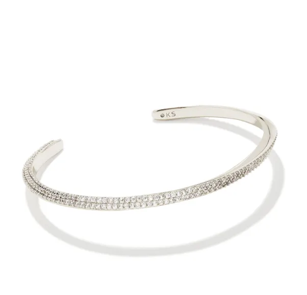 ELLA CUFF BRACELET-SILVER