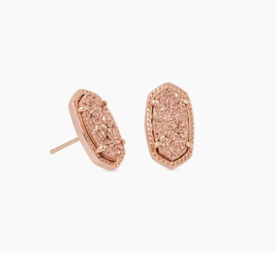 Ellie Rose Gold Stud Earring
