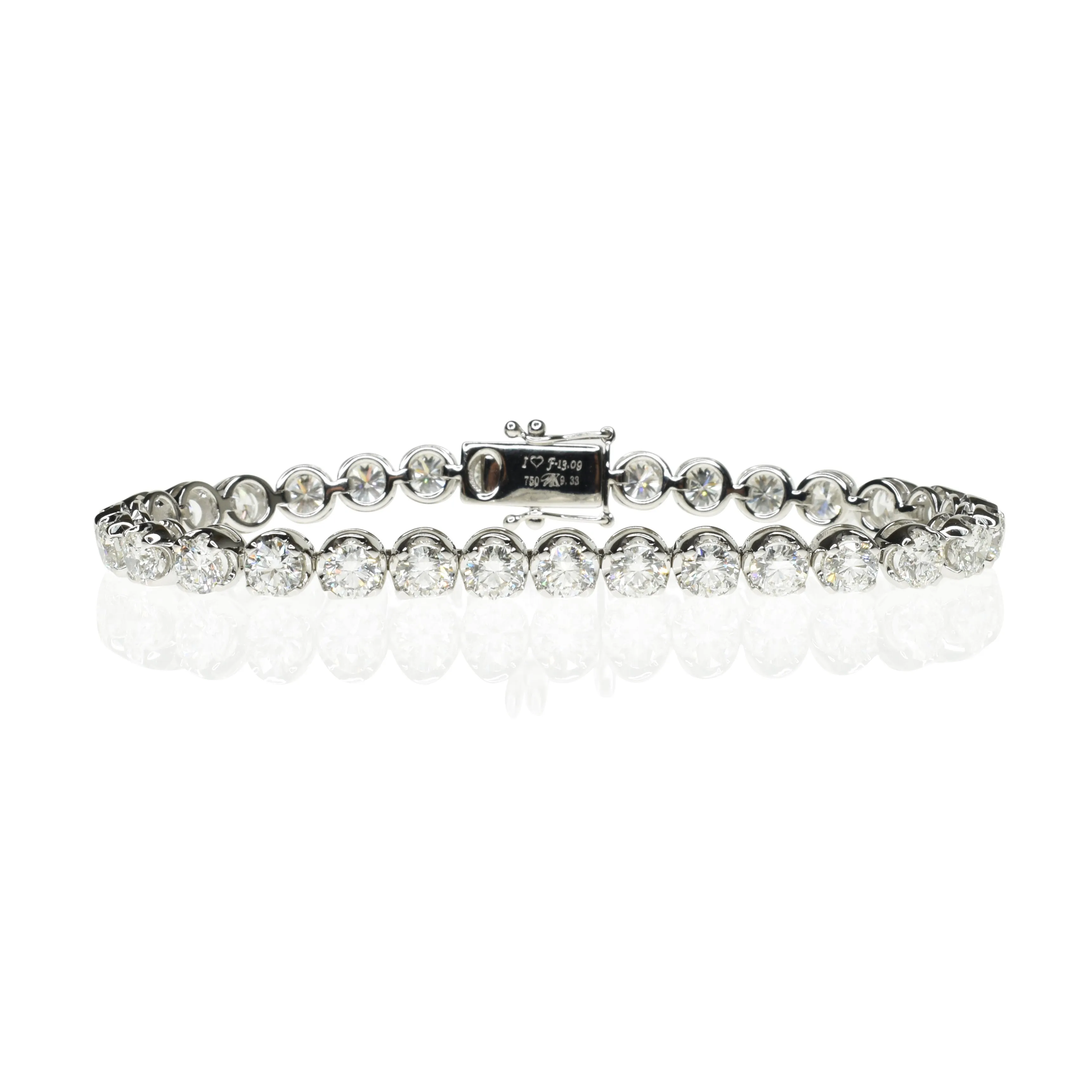 Embrace Lab Grown Tennis Bracelet with 4.4mm Diamonds