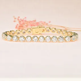 Embrace Lab Grown Tennis Bracelet with 4.4mm Diamonds
