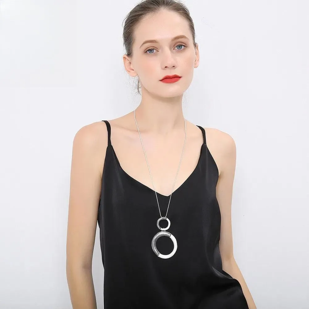 Fashion Dropshipping Selling Trending Products Vintage Long Chains Collares Necklace for Women