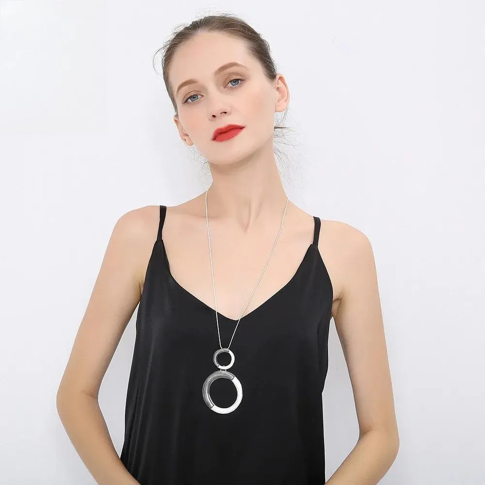 Fashion Dropshipping Selling Trending Products Vintage Long Chains Collares Necklace for Women