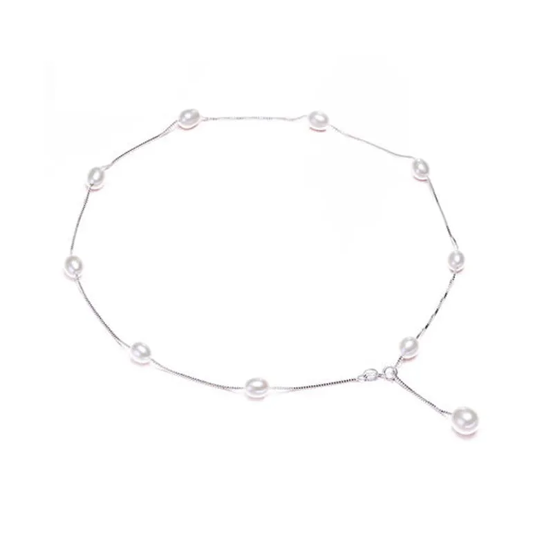 Fashion Pearl Necklace Pearl Jewelry Natural Freshwater Pearl Chokers Necklace
