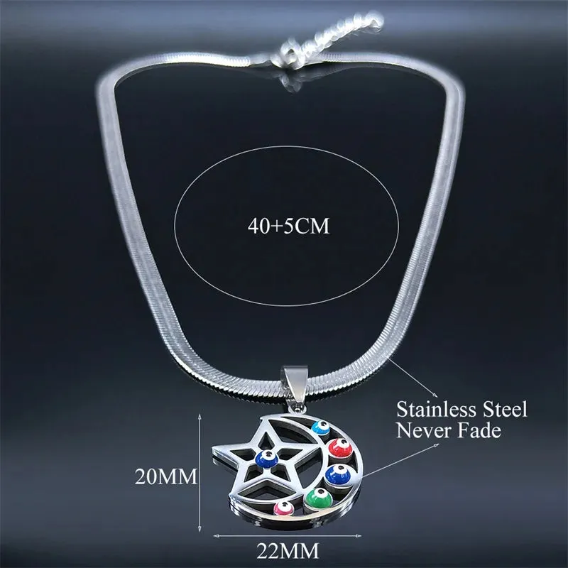 Fashion Stainless Steel Catholic Cross Necklaces Women