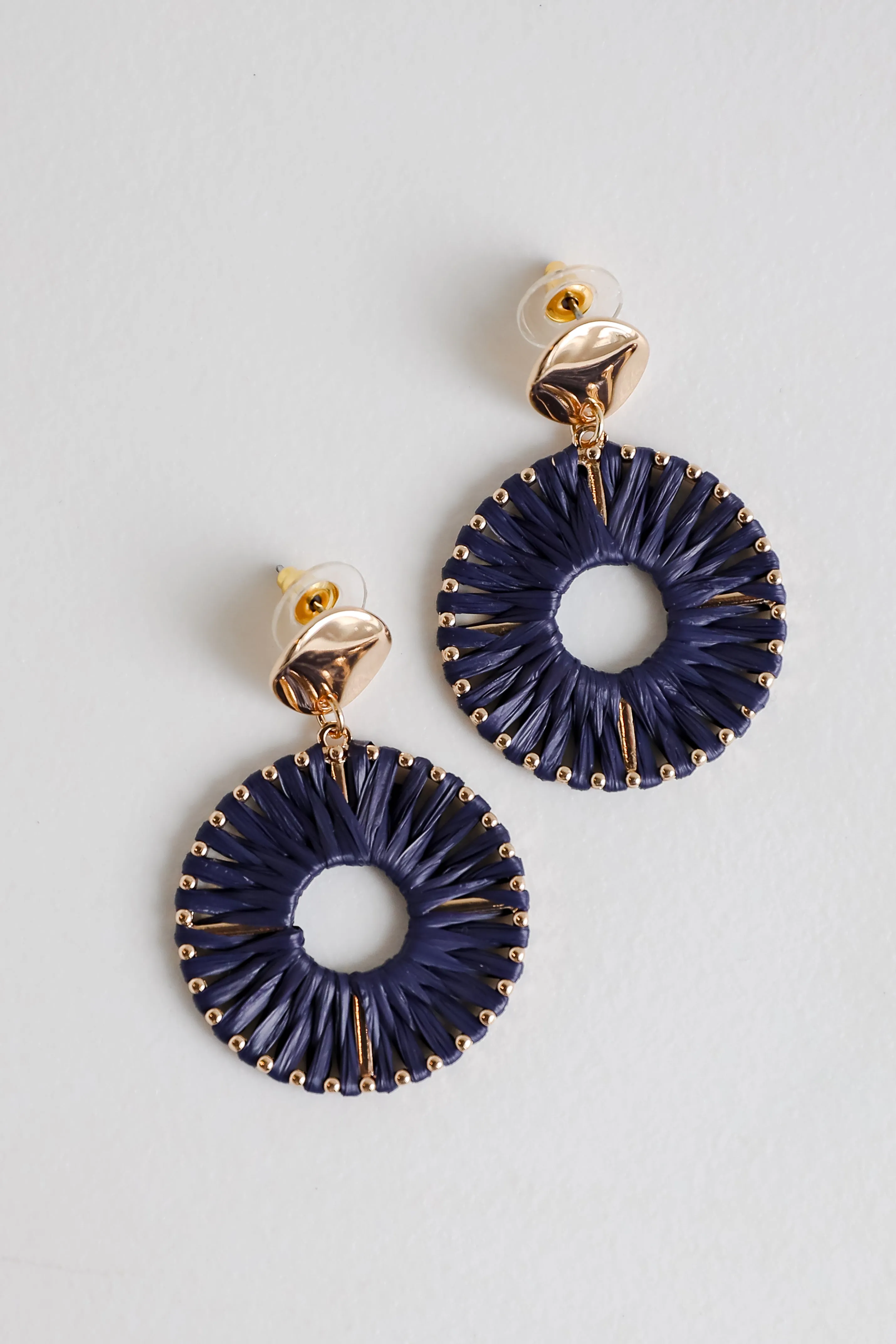 FINAL SALE - Reagan Straw Statement Earrings