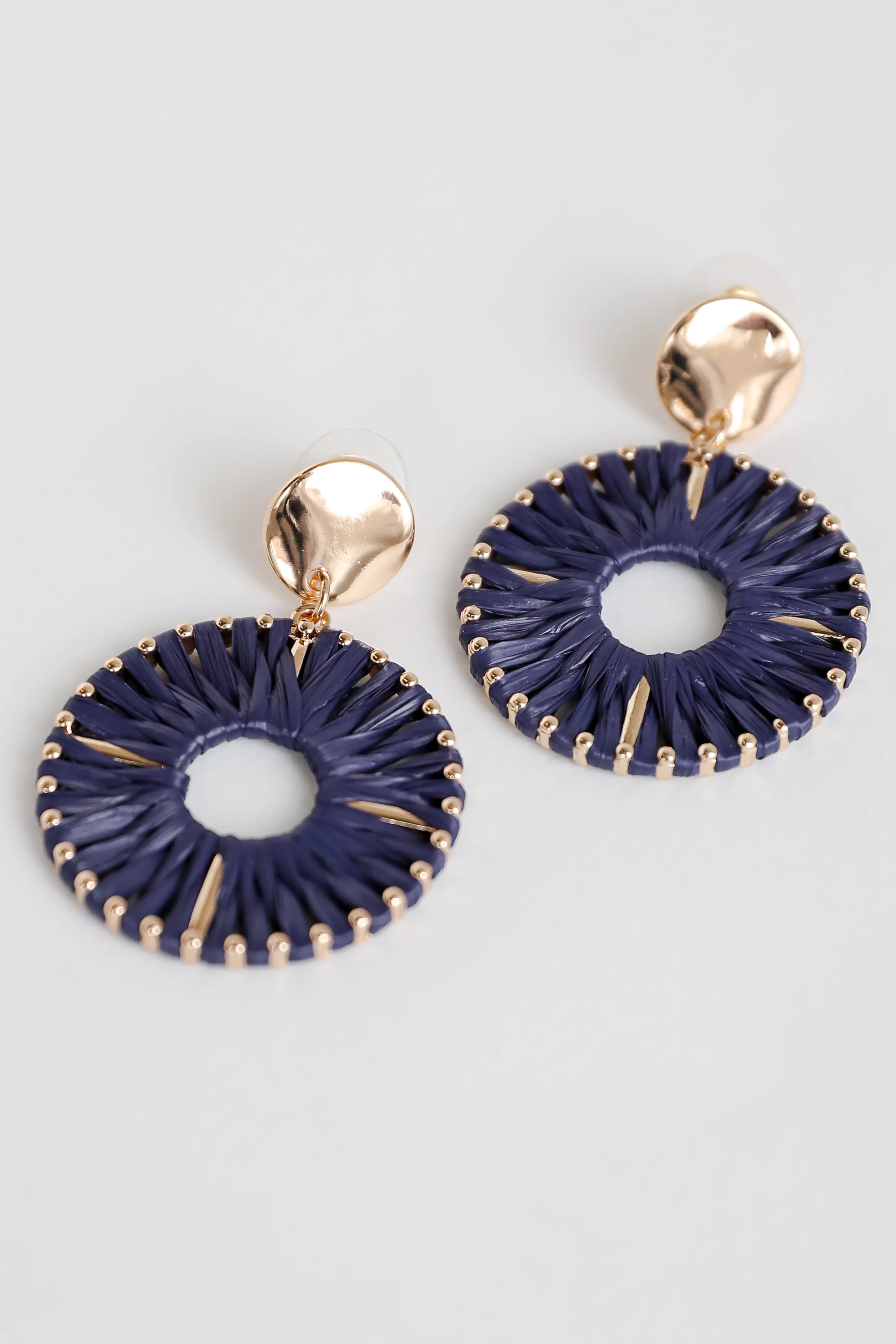 FINAL SALE - Reagan Straw Statement Earrings