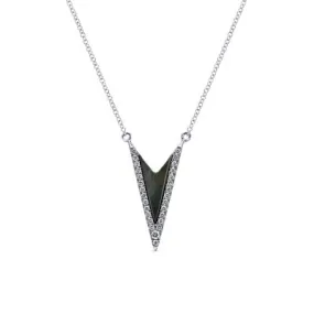 Gabriel & Co Diamond Chevron Necklace