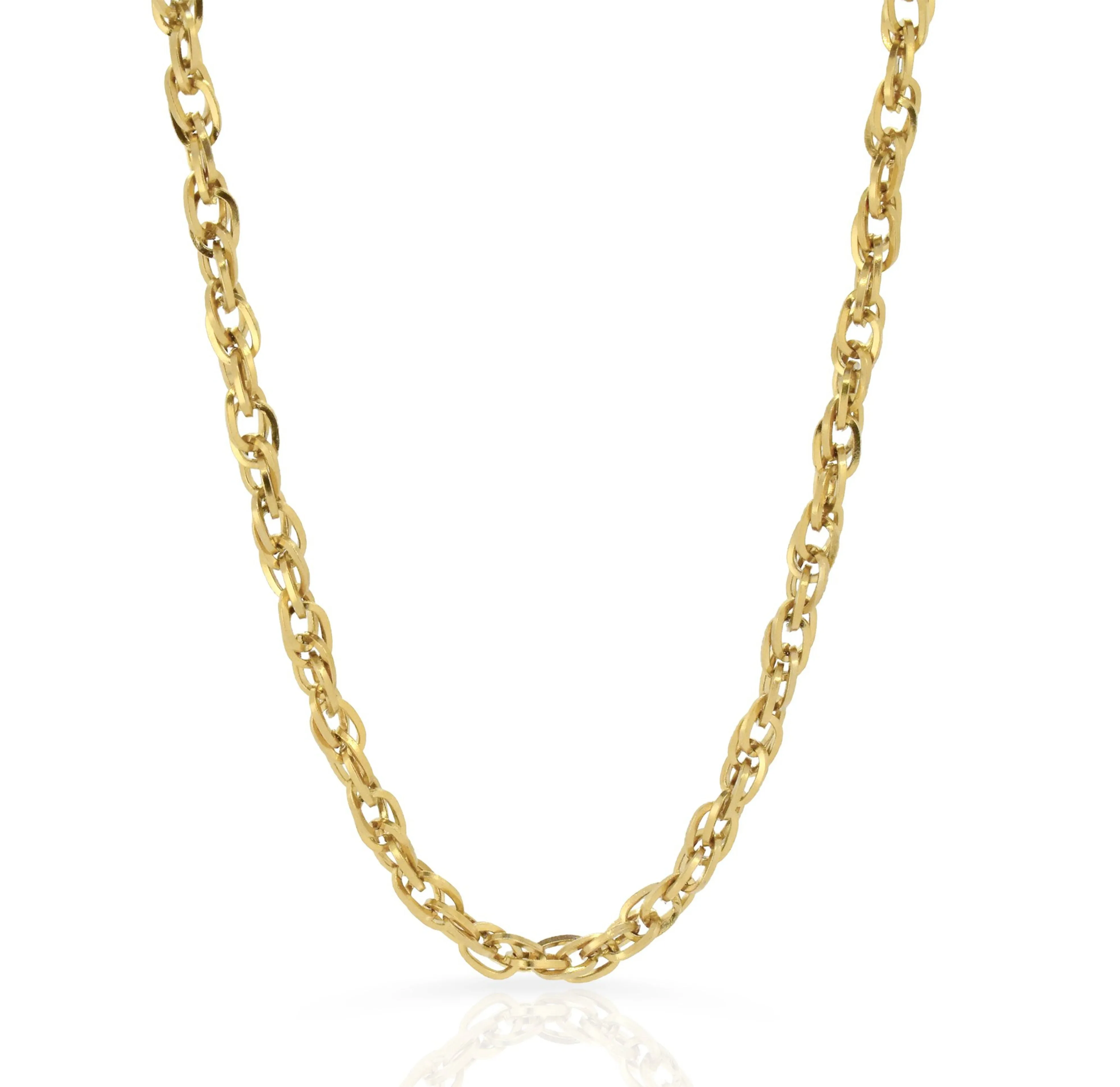 GEMMA GOLD ROPE CHAIN NECKLACE