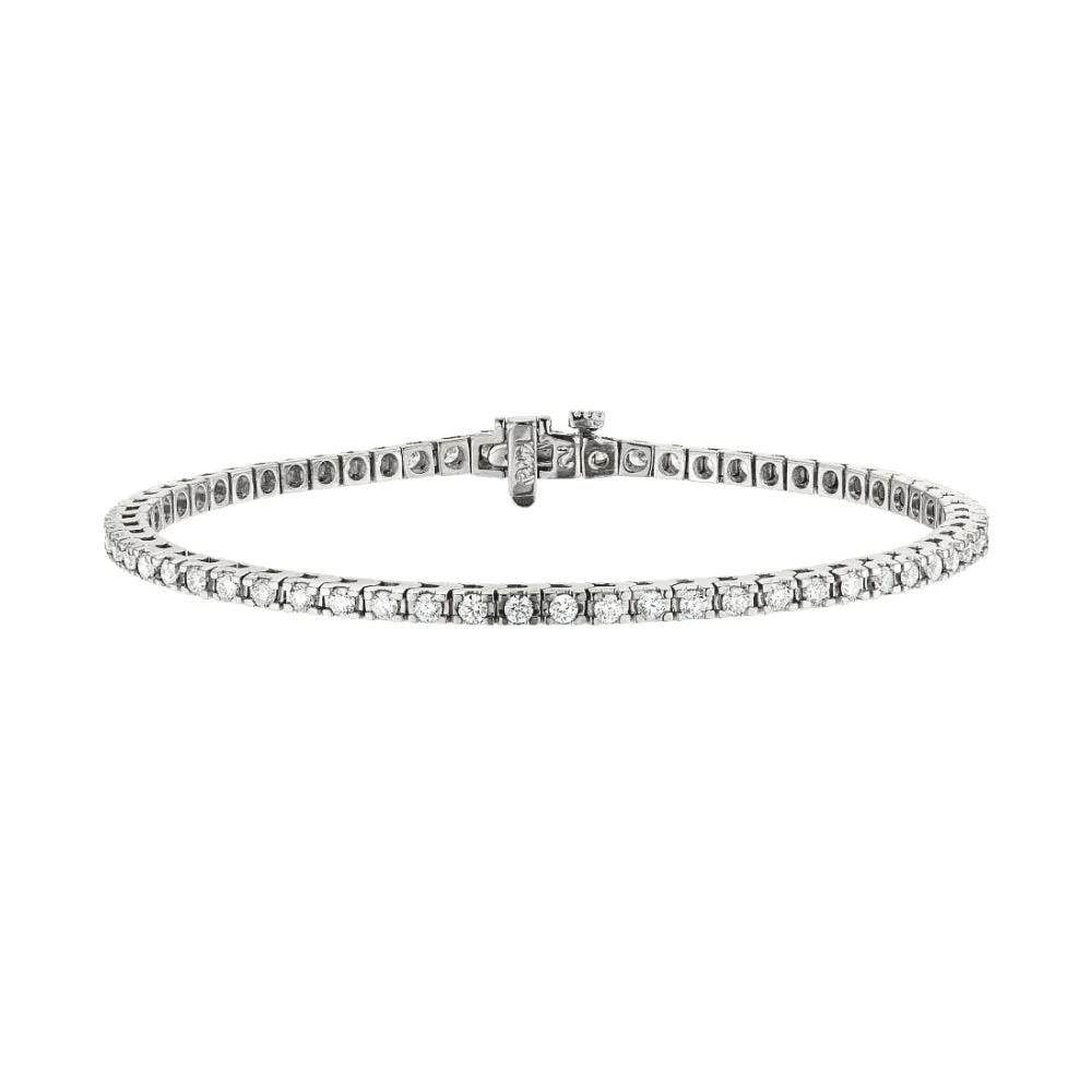 Gold Diamond Tennis Bracelet 2CTW