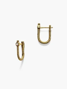 Golden Rope Earring