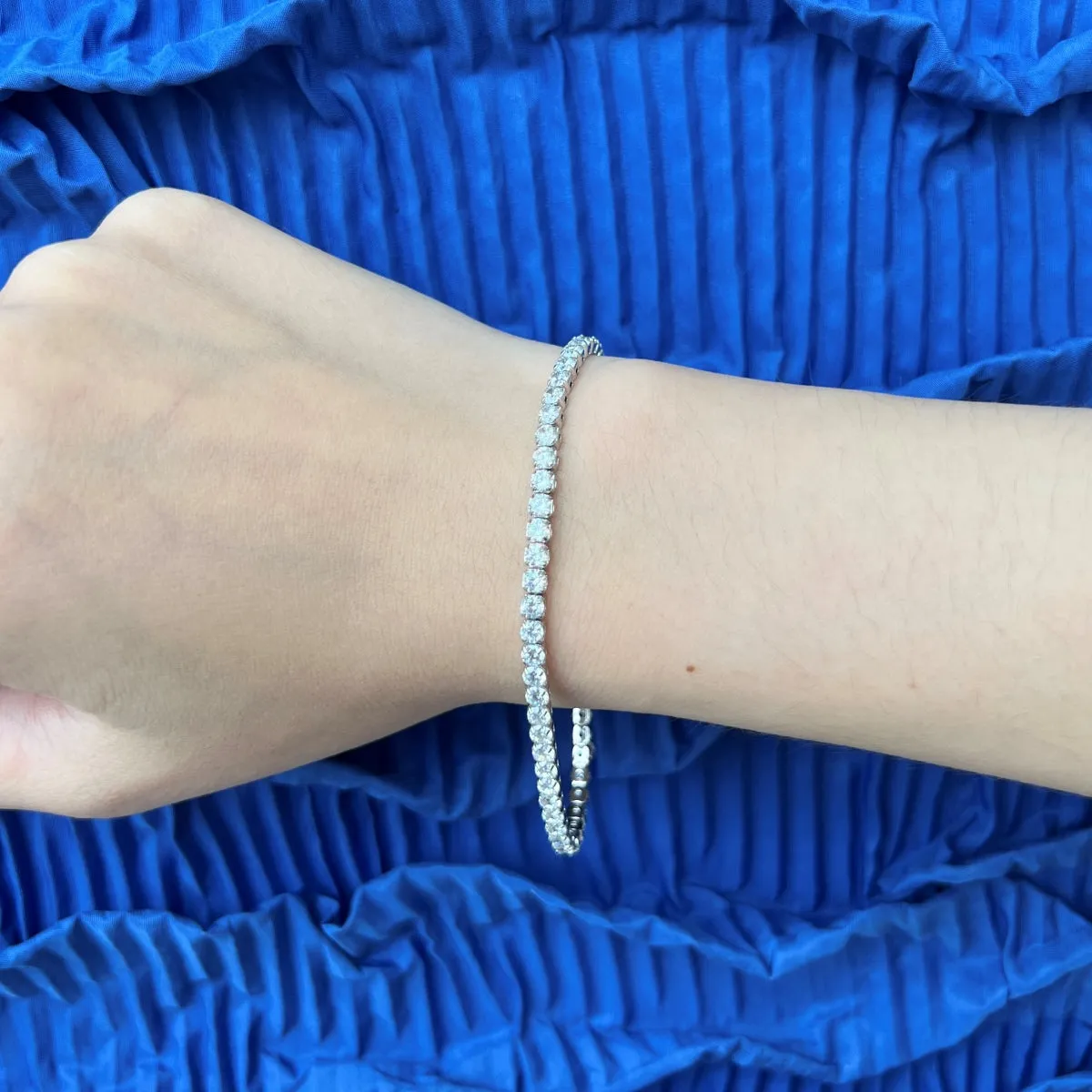 [Goodv]Sparkling Round Cut Daily Bracelet