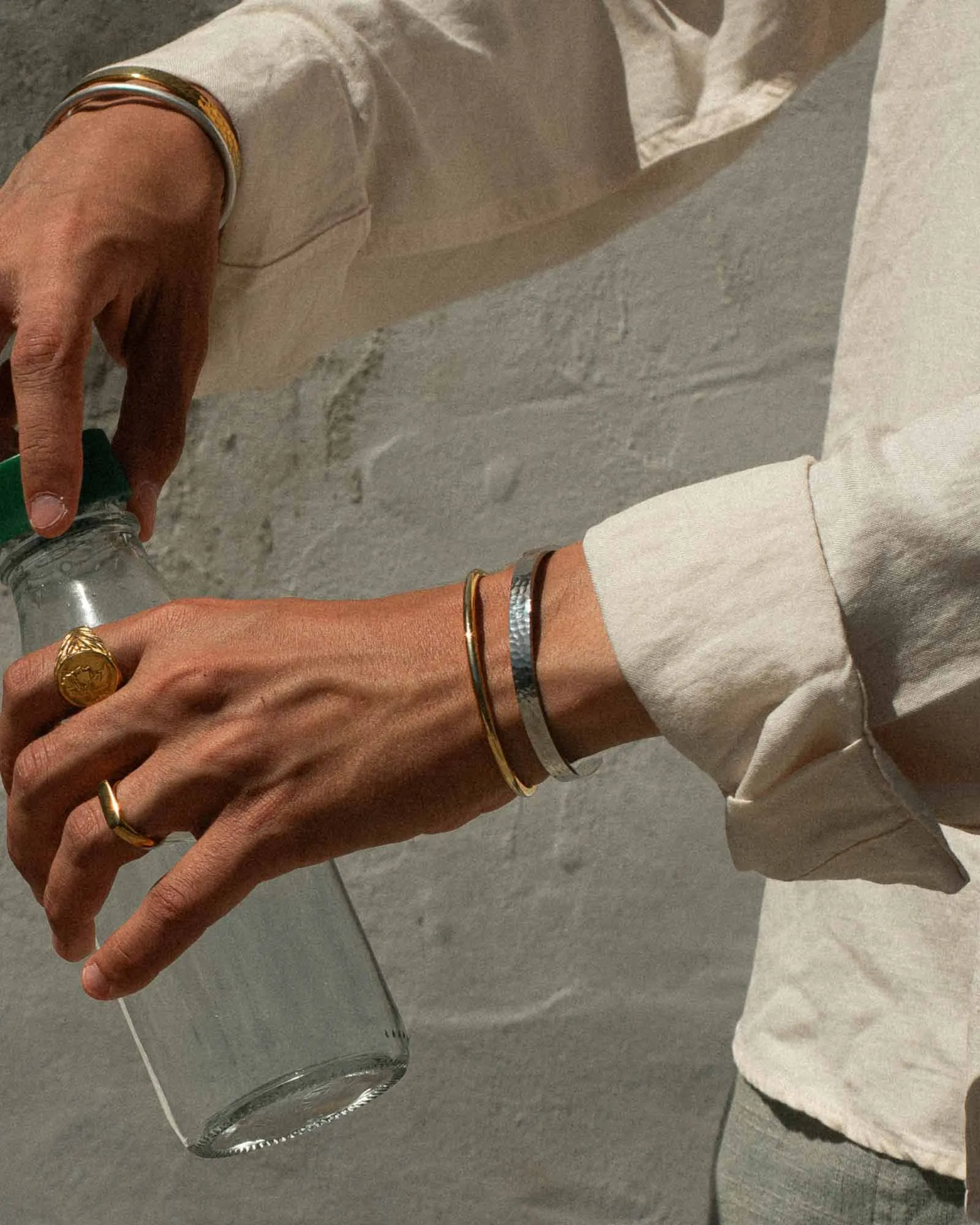 Hammered Cuff Bracelet