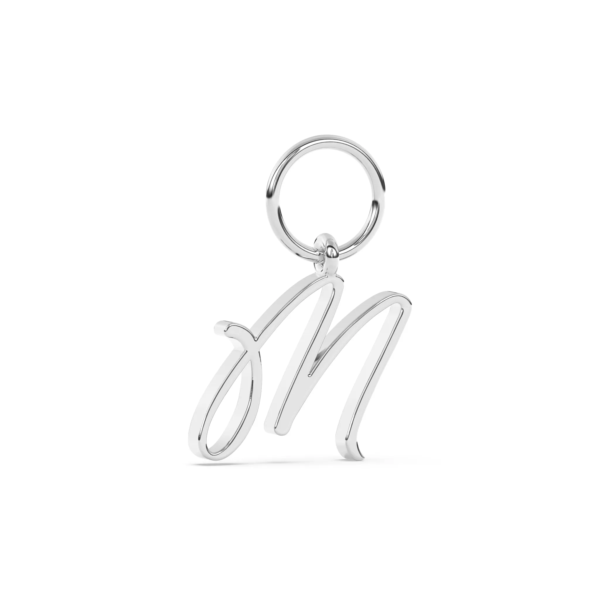 Handwritten Initial Earring