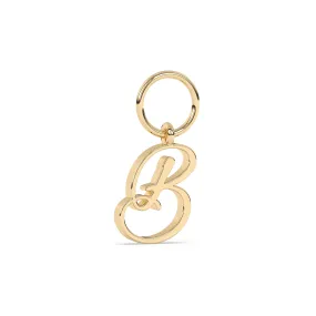 Handwritten Initial Earring