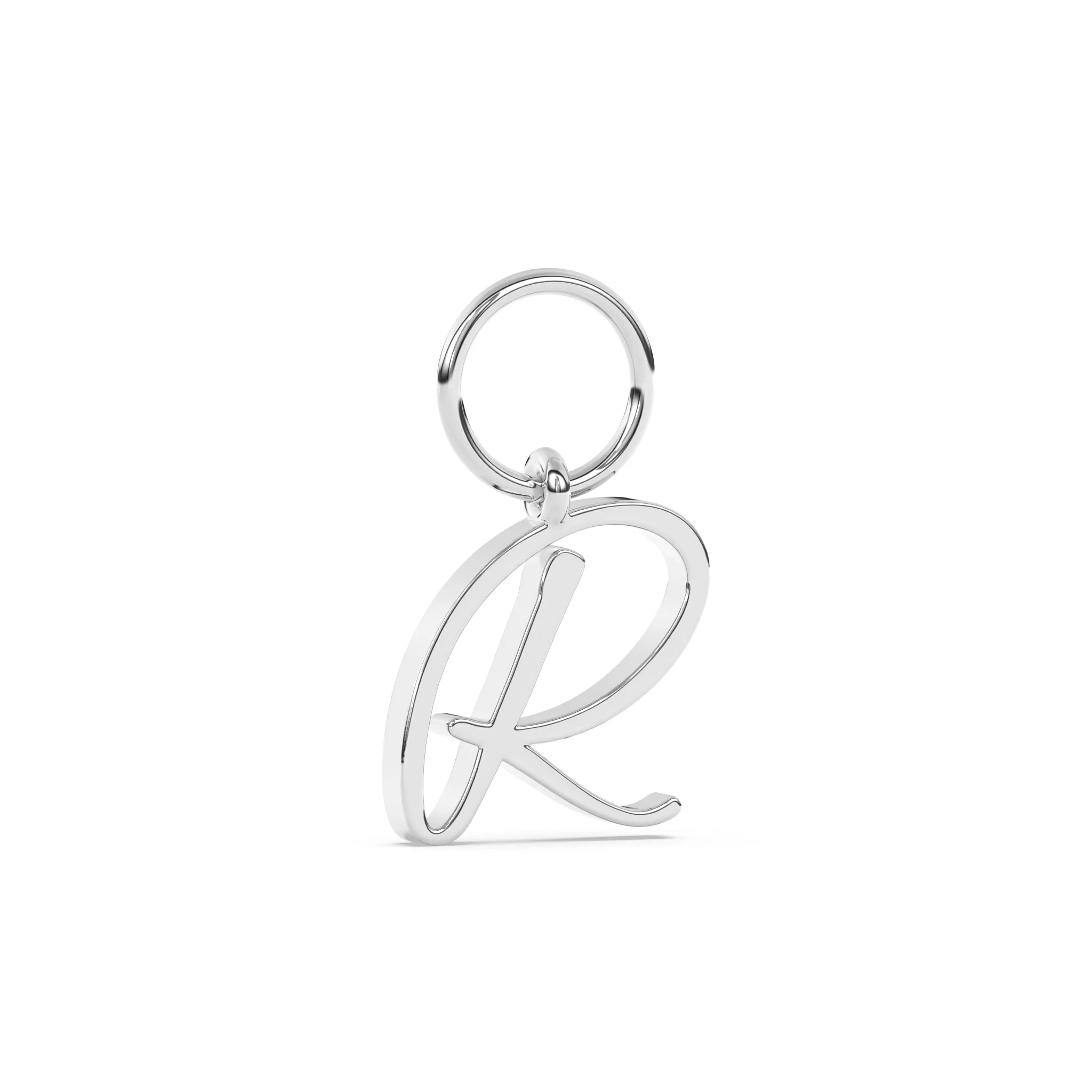 Handwritten Initial Earring
