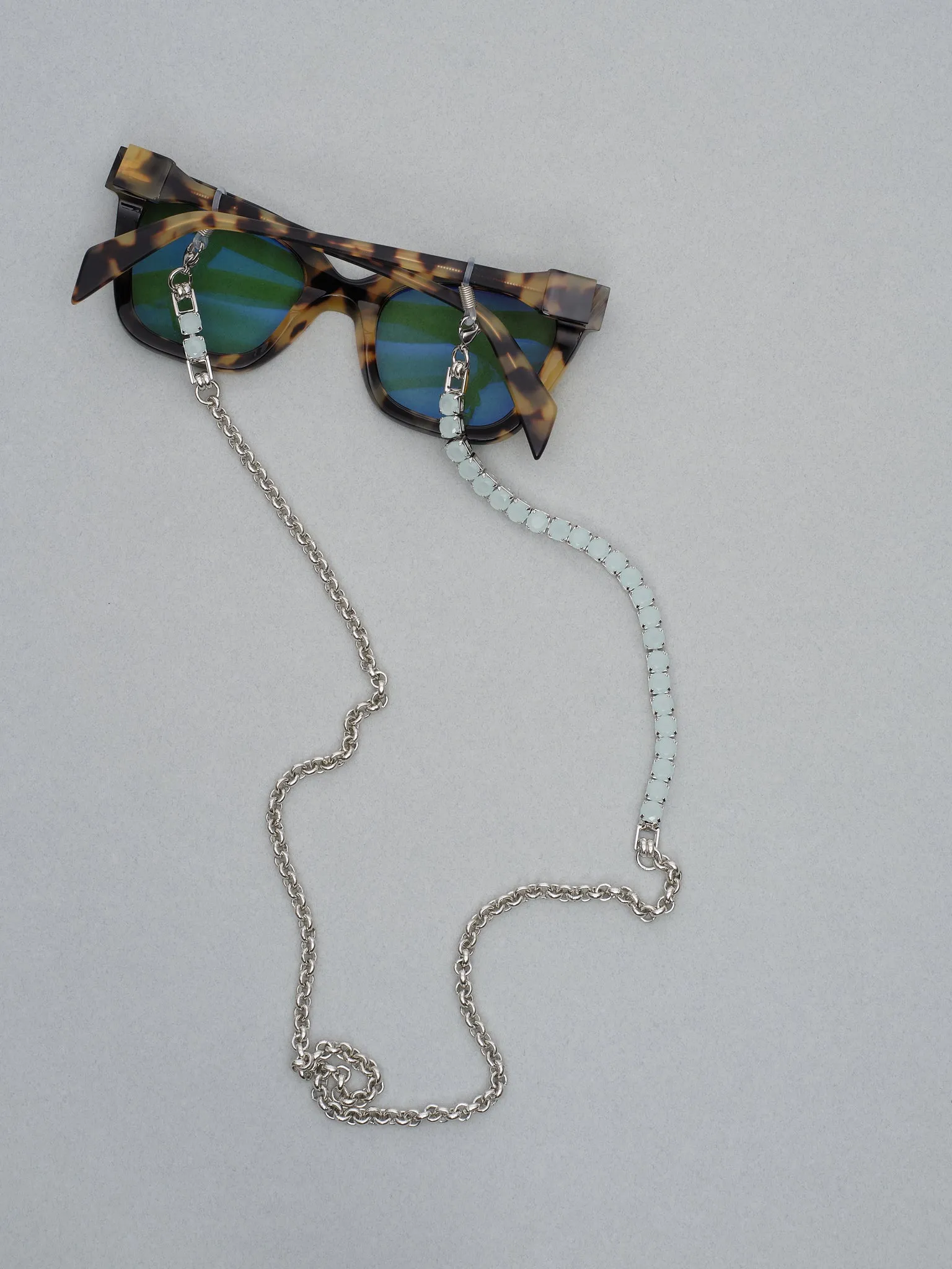 I Visionari / Tennis Chain / Silver Aquamarine