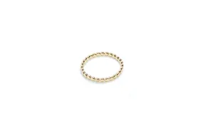 Infinity Beaded Ring - 14K GF
