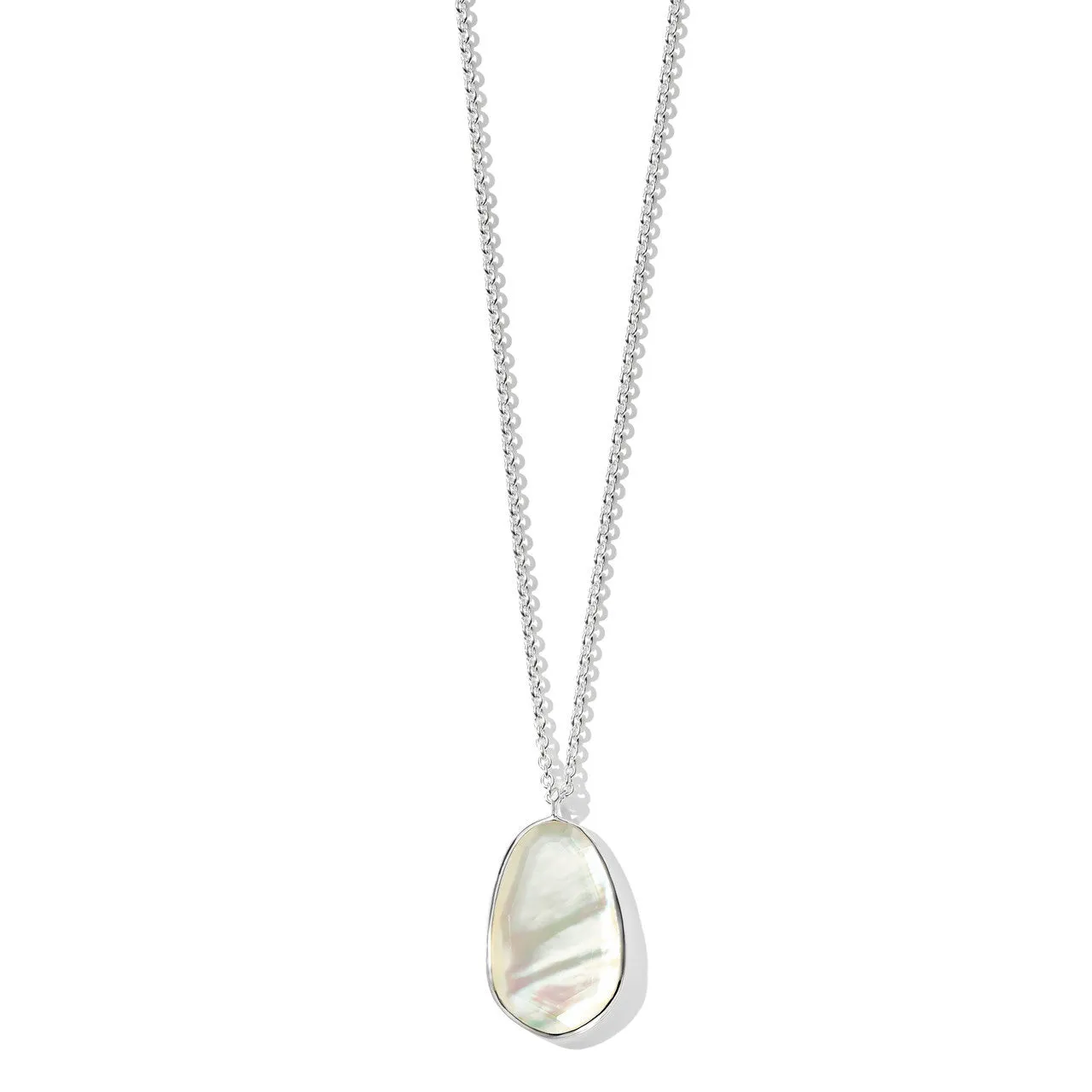 IPPOLITA Cushion-Cut Sterling Silver Pendant Necklace in Mother-of-Pearl Doublet - ROCK CANDY