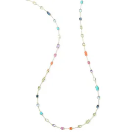 IPPOLITA Long Gelato Necklace in 18k Yellow Gold Summer Rainbow - ROCK CANDY