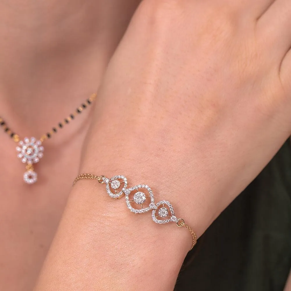 Josieh Silver Loose Bracelet | 22KT Gold Vermeil