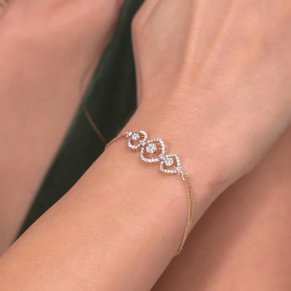 Josieh Silver Loose Bracelet | 22KT Gold Vermeil