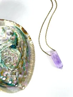 Large Chunky Crystal Pendant Statement Necklace
